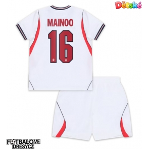 Anglie Kobbie Mainoo #16 Dětské Domácí dres komplet MS 2026 Krátký Rukáv (+ trenýrky)